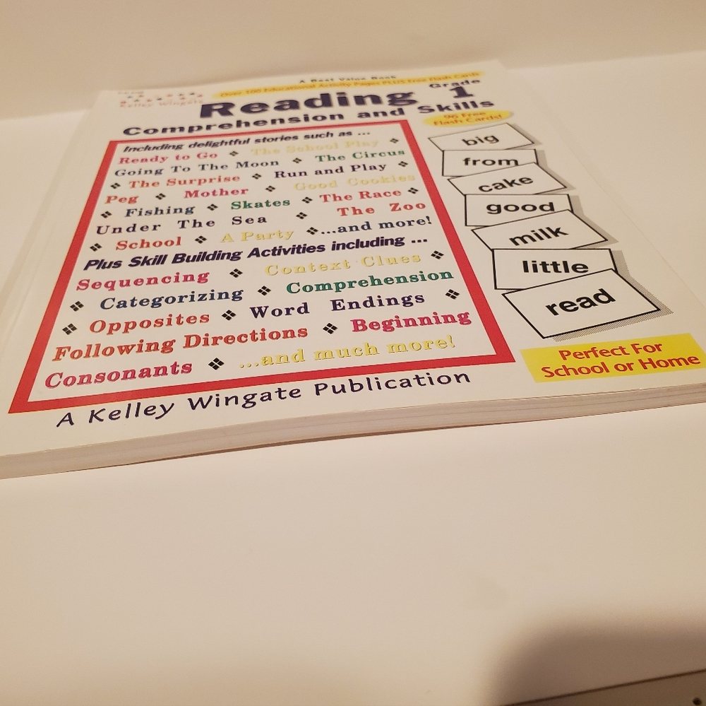 Reading Comprehension and Skills Book  Grade 1 - Picture 4 of 9